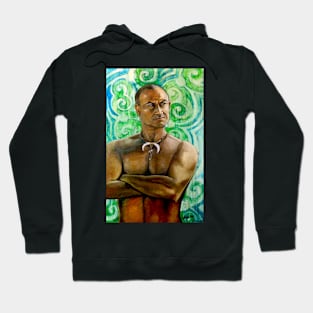 Temuera Morrison Portrait Hoodie